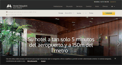 Desktop Screenshot of hotelmadridmaydrit.com